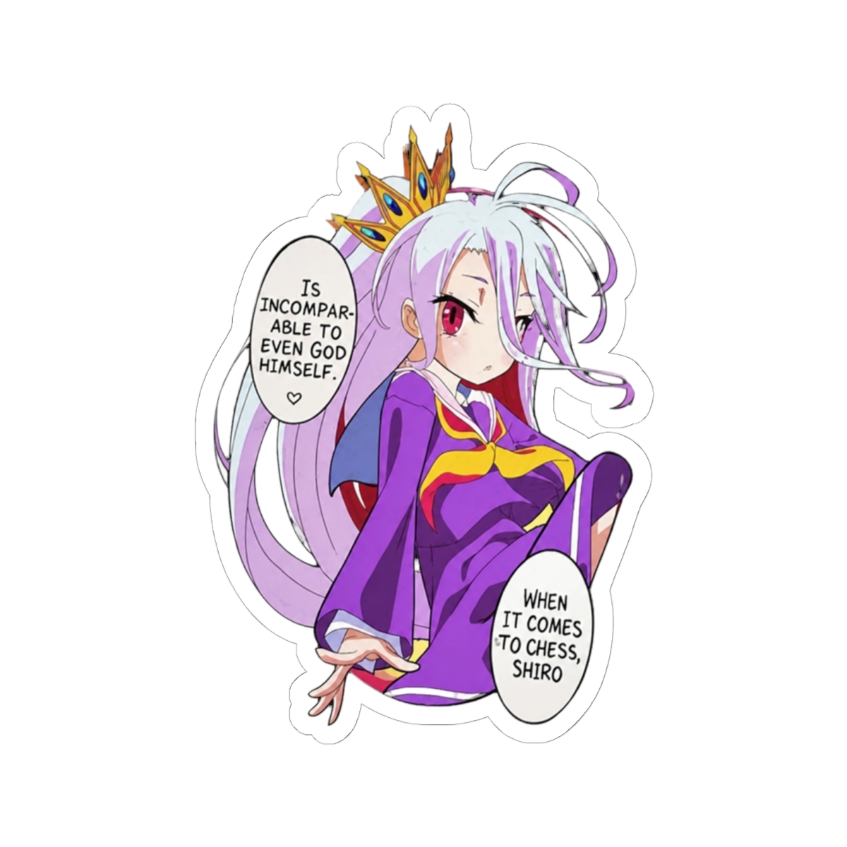 no game no life Sticker